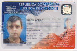 Dominican drivers license